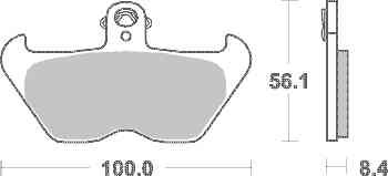 Brzdové destičky Brembo přední BMW K 1200 LT rok 99-00