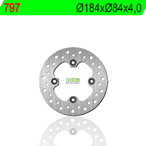 Brzdový kotouč NG zadní KAWASAKI KX 85 (malá kola) rok 01-18