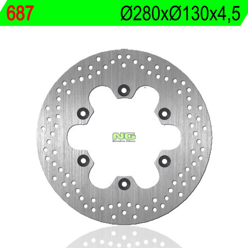 Brzdový kotouč NG přední KAWASAKI ER-5 rok 96-06